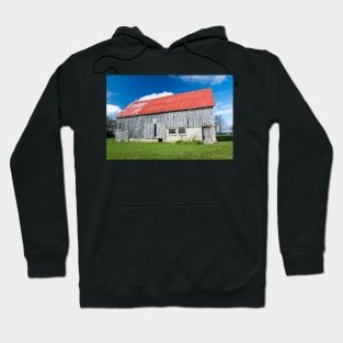 Barn with a Red Roof Hoodie